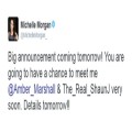 Big Announcement pr�vu par Michelle Morgan